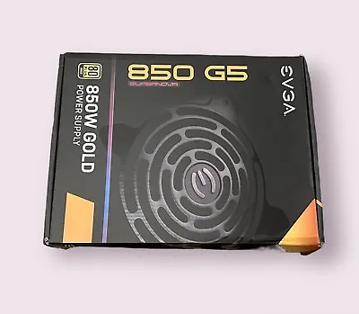 @A FEW HOURS USE@ EVGA 850 G5 850W PSU - 80+ Gold G5 Fully Modular Power Supply • £95