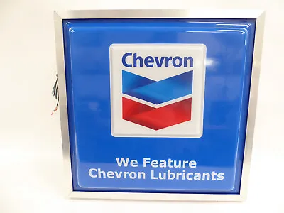 $174.96 • Buy CHEVRON GAS OIL LUBRICANTS LIGHT UP SIGN 24  X 24.5 