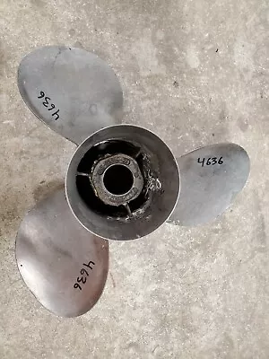 13 3/4  X 21p Quicksilver Ss Propeller 48-16318-21 Flo Torq Vengeance P4636 • $134