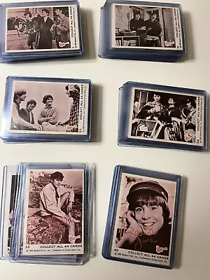 THE MONKEES CARD SET 1966 RAYBERT SEPIA COLORED Set 44 CARDS TOTAL EX To NM! • $99.90