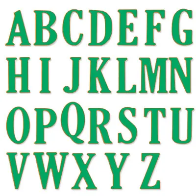 5CM Large Big Alphabet Letters Cutting Dies Stencils Metal For DIY Scrapbooking. • $29.90