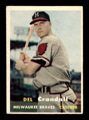 1957 Topps Baseball #133 Del Crandall VGEX Milwaukee Braves • $4.99