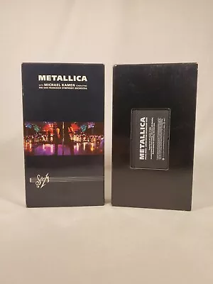 Metallica - S&M Concert With Bonus Documentary Video (VHS 1999) • $3
