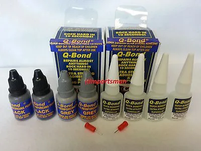 Q-bond 8-pc Glue Adhesive & Filling Powder Ultra Strength Glues Almost Anything  • $48.25