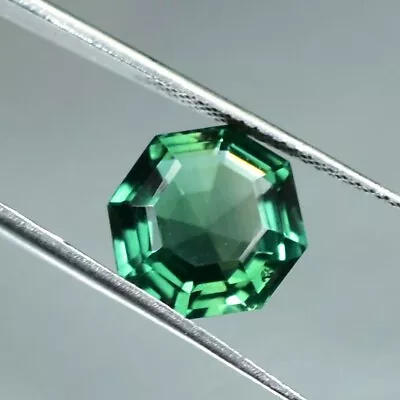 5.55 Ct Ravishing Color Natural Green Tourmaline Mozambique Gemstone Certified • $29.99