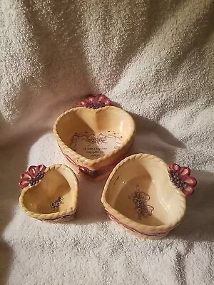 TempTations Nesting Measuring Cups Mother's Heart A Mothers Hug Last” Missing  • $10