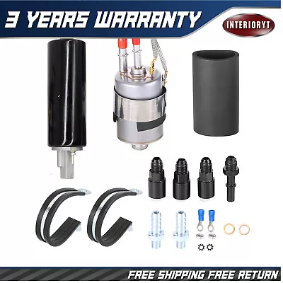 GSL392 255LPH Inline LS Swap High Pressure EFI Fuel Pump W/Install Kit Walbro TI • $45.50