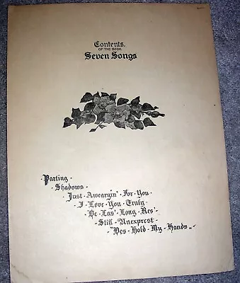 1906 I LOVE YOU TRULY Sheet Music By Carrie Jacobs-Bond • $2.62