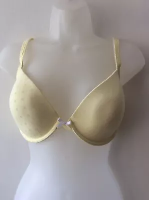 M&S Ceriso Bra 34DD Lemon Polka Dot • £3