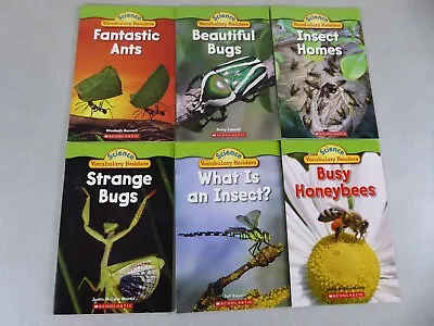 Lot 6 Science Vocabulary Readers Insects Bugs Ants Bees Childrens Books NICE • $10.95