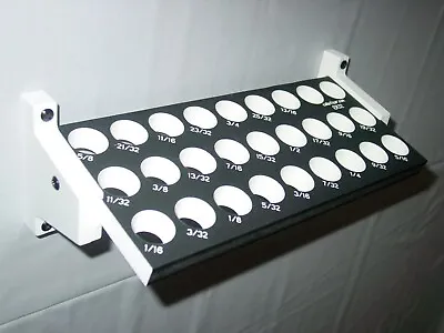 ER32 Marked For All Inch Sizes Collet Rack Wall Organizer Set Holder Stand CGO3 • $30.95