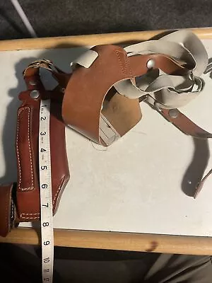 Vintage Unbranded Leather Shoulder Holster  Under Arm Holster • $20