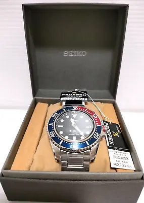 SEIKO Prospex SBDJ053 Pepsi Diver Scuba 200m Solar Sapphire Stainless Watch JP • $692.15