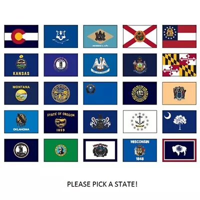 Pick Your State: United States Of America State Flags 21 X21  Bandana Mini Flags • $14