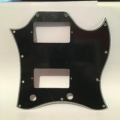 5 Ply Black WIDE BEVEL Pickguard For 2021-Current Epiphone SG Traditional Pro • $45.95