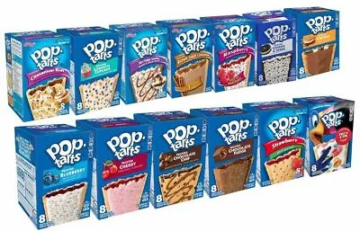 £10 • Buy Pop Tarts Box Of 8, 13.5oz - Pack Of 2 (Choose Your Flavours) - USA Import