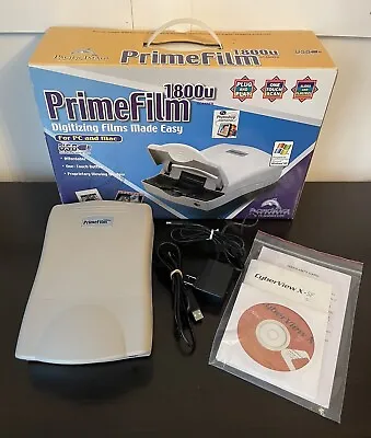 Pacific Digital Prime Film 1800u Scanner Used Tested • $21.25