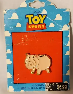 Vintage 1994 HAMM Toy Story Piggy Bank Lapel Pin On Card • $15.37