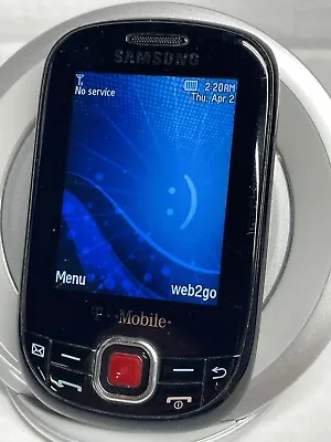 Samsung Smiley SGH-T359 Black Blue T-Mobile Cellular Slider Phone 3G GSM • $29.95