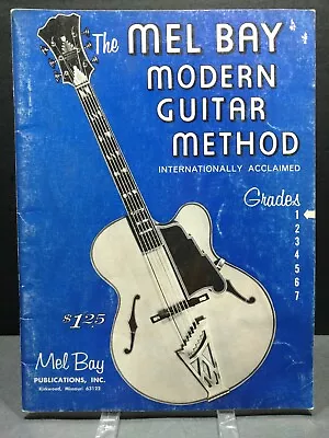 Mel Bay Modern Guitar Method Grade 1 Instructional Self Teach 1940s M1 • $9