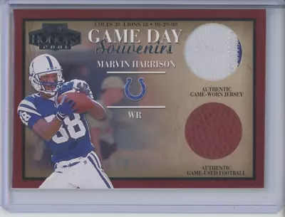 Marvin Harrison Jersey Ball Logo Patch /25 2001 Playoff Honors Game Day Souvenir • $34.99