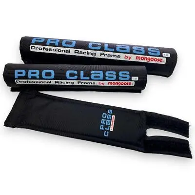 Mongoose Nylon Pad Set - PRO CLASS  Custom  BLACK - Old School Bmx • $85.24