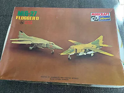 Minicraft Hasegawa Mig-27 Flogger D Scale 1/72 Kit # 1143 Open Box • $10