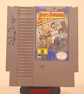 Bob's Burgers NES Game Signed By JohnRiggs [BurgerTime Hack] {Tested & Works} • $146.99