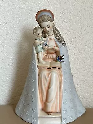 GOEBEL HUMMEL FLOWER MADONNA #10/1 FIGURINE MARY WITH CHILD BABY JESUS 8” Tall • $99