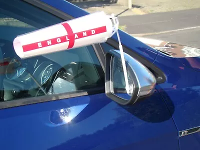 £6 • Buy England LIONESSES Car Flags X 2  Wing Mirror Fitting -   £6 Incl  1st P&p
