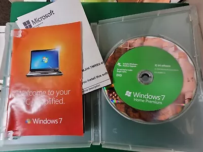 £33.99 • Buy Microsoft Windows 7 Home Premium 32 Bit Version Retail Disc