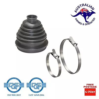 Large Universal CV Joint Stretch Fit Rubber Boot/Round Clamp Replacement Set • $19.50