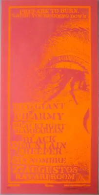 Red Giant Poster W/ PB Army & Blacklight Barbarian 2005 Concert • $26.43