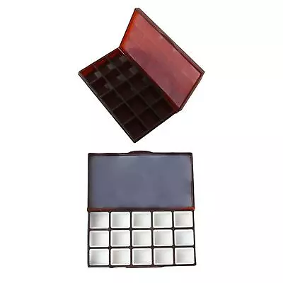 £12.37 • Buy Empty Watercolor Palette Travel Paint Pallet 15 Squares Lightweight Portable
