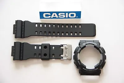CASIO GA-100 GA-100-1A4 G-Shock Original Black BAND & BEZEL Combo GA-100C GA-110 • $36.99