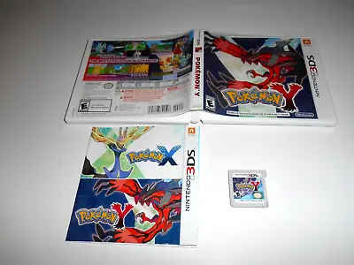 $42.99 • Buy Pokemon Y (Nintendo 2DS/ 3DS, 2013) Complete TESTED W/ Case & Manual ) FAST SHIP