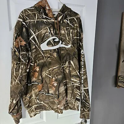 Drake Waterfowl Sweatshirt Hoodie XL Max 4 Pattern • $14