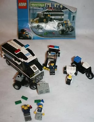 $44.99 • Buy LEGO World City #7033 Armoured Security Bank Car, #7030 Police Car, Extras