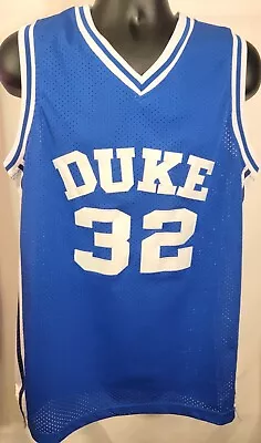 NCAA-Men's Blue/white NCAA Duke Univ. #32 Christian Laettner Mesh Jersey Size M • $30.30