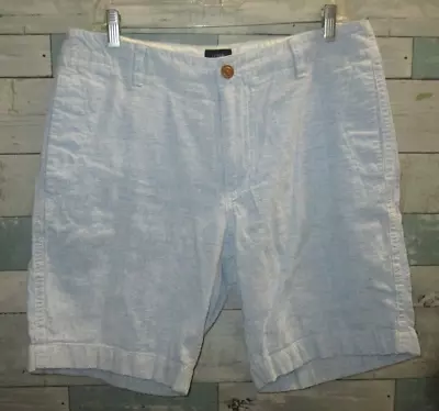 J CREW Men Awesome Light Blue Shorts Size 34 Excellent !!! • $9.99