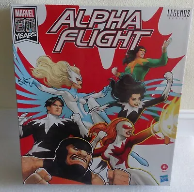 New 2019 Hasbro Marvel Legends Series Alpha Flight 6 Pack Figure Set 80 Years • $174.99