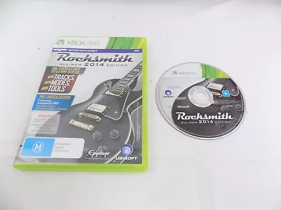 Mint Disc Xbox 360 Rocksmith All-New 2014 Edition - No Manual Free Postage • $24.90