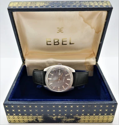 $579.99 • Buy EBEL 1960's 17j Automatic Day/Date,  36000 Fast Beat   W/ Box & MEN'S WATCH S1