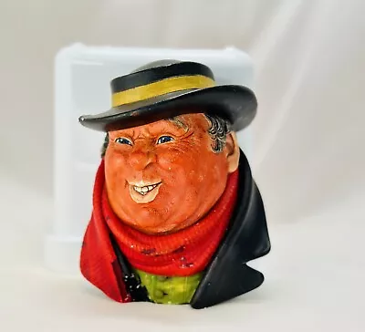 VINTAGE Bosson TONY WELLER Chalkware Head - Charles Dickens Collection 1964 • $25