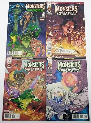 Monsters Unleashed #5 #7 #9 #11 VF/NM Lot Of 4 Bunn Bachs Marvel Comics 2018 • $11.99