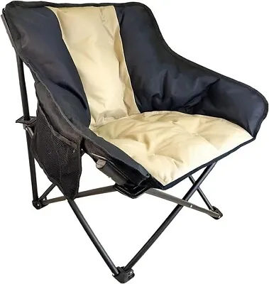 Oldable Padded Camping Moon Chair Portable Outdoor Camping Chair • $39.99