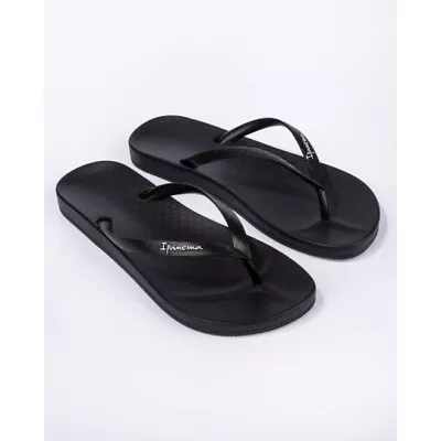 Ipanema Anatomic Colors Flip Flops - Black - UK Size 3 4 5 6 7 8 - BNIB • £17.99