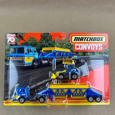 2024 Matchbox Convoys Ford C900 Cabover & Gravel Trailer  Backhoe 1:64 Diecast • $10.99