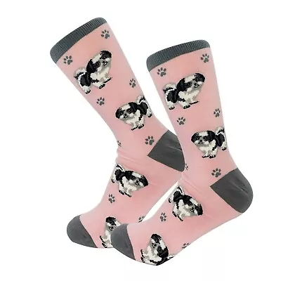 £8.95 • Buy Black And White Shih Tzu Socks Gift/Present Dog 