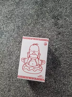 The Simpsons KidRobot Collectible Art Homer Golden Buddha 3 Figure Very Lucky • £13.99